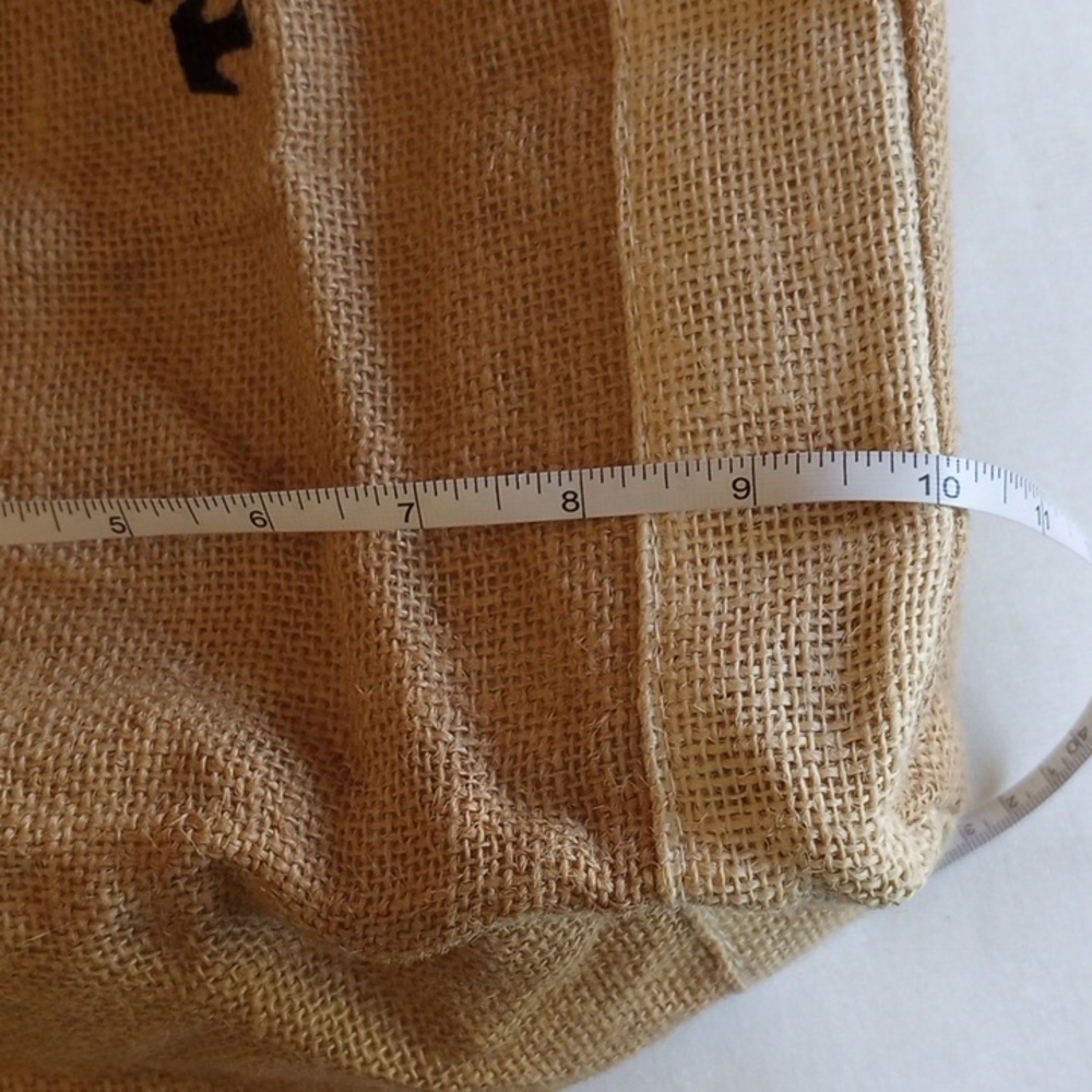 *50off3* 2 Shopping Tote Bags Trader Joe's Mini Burlap Vanity Fair - Picture 10 of 13